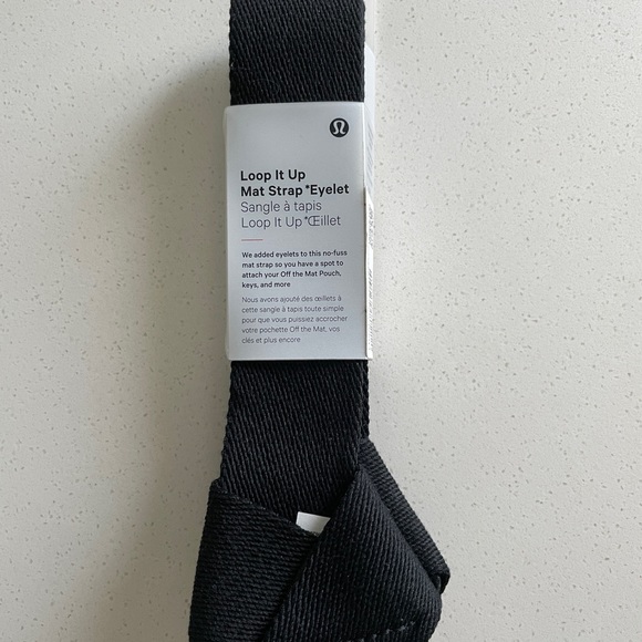 Lululemon Loop It Up Strap - Eyelet Style - Brand New - Black - Picture 4 of 6